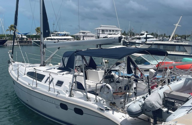 Stay aboard elegant sailboat