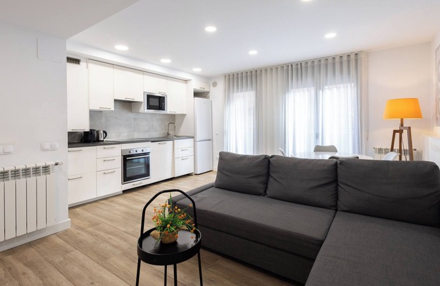 Modern apartment with a big private balcony