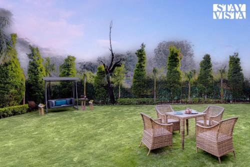 StayVista at Pandav Greens with Lawn & Bonfire