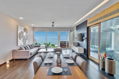 StayVista at Tarika's Seascapes with Pool & Home Theatre
