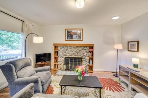 Steps to Lake Huron Retreat with Yard in St Ignace