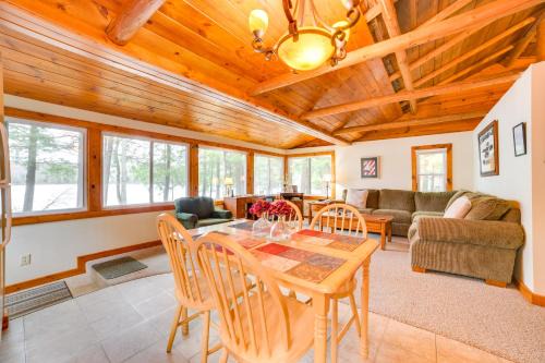 Steps to Lakefront Dog-Friendly Cabin in Levering