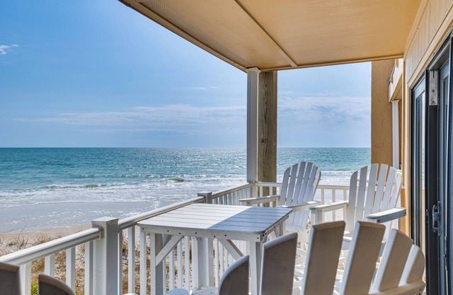 Steps to the Beach: Oceanfront Condo w/ Lanai!