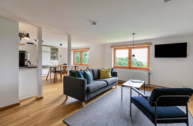 Apartamento 'Stille Des Nordens' con terraza compartida, jardín compartido y Wi-Fi