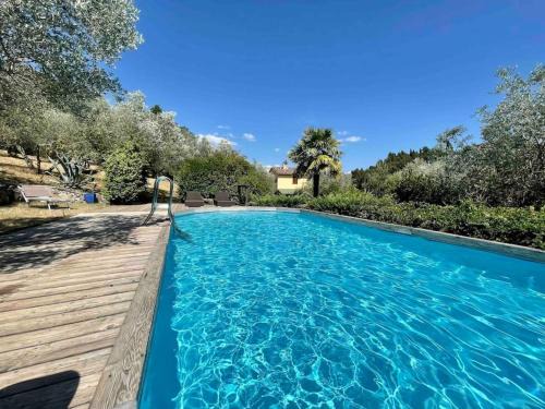 Stone house with pool