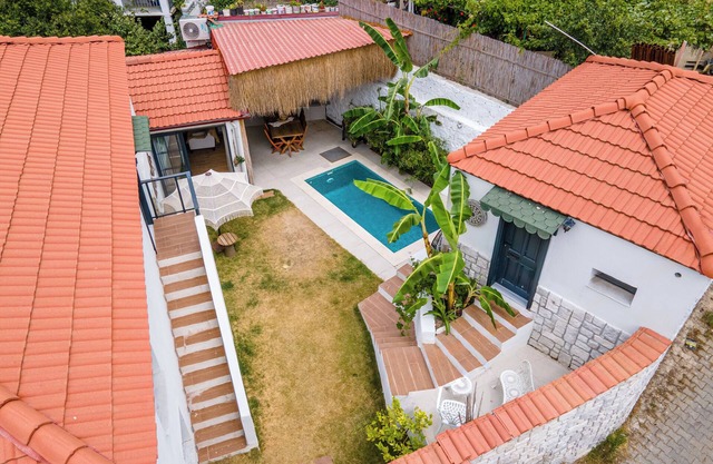 Stone Villa with Private Pool in Kirazli Village