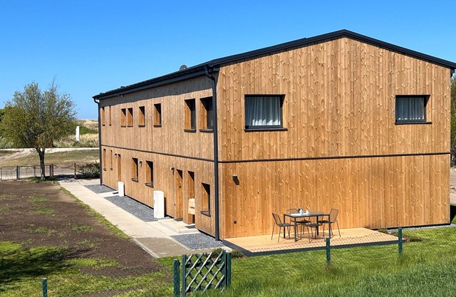 'Strandnahe Ferienwohnung 1' con terraza privada, jardín privado y Wi-Fi