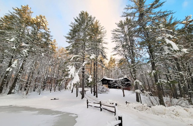 Stratton Mountain Getaway: Ski Chalet w/Hot Tub, Fireplace, BBQ & Pond Views