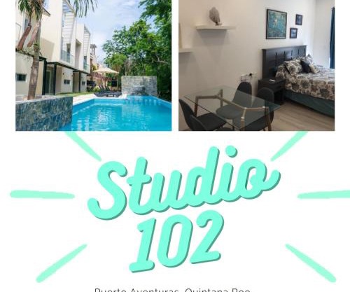 STUDIO 102 Puerto Aventuras private complex with swimming pool