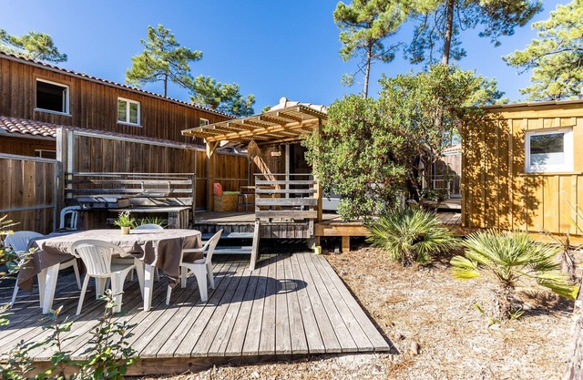 Estudio a 500 metros de la playa de Carcans con jardín y Wi-Fi