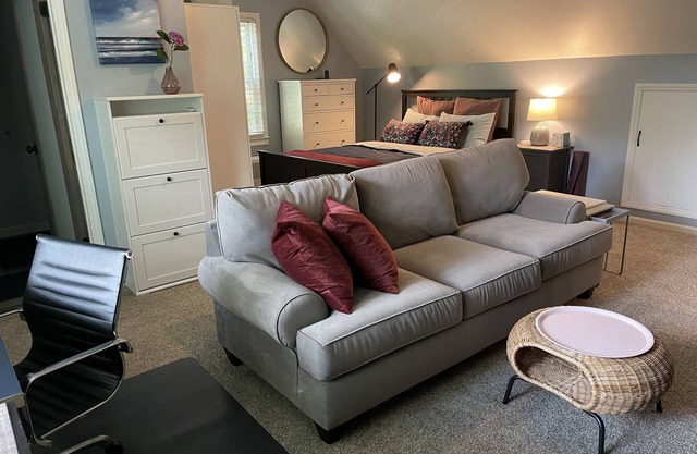 Studio above detached garage