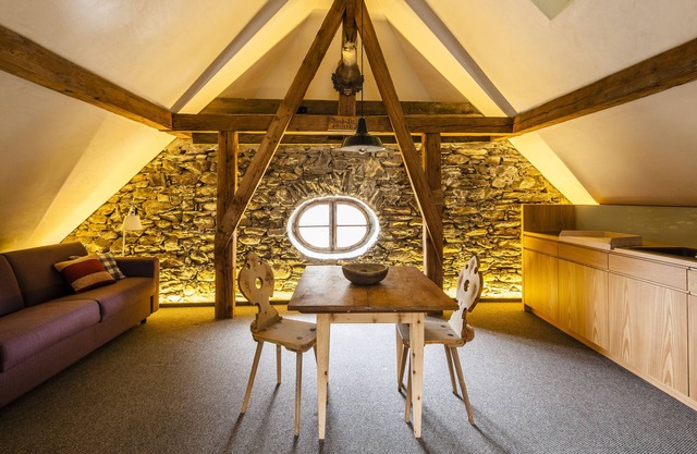 Apartamento estudio "Josephus Domicilium IV" con vistas a la montaña, terraza compartida y Wi-Fi