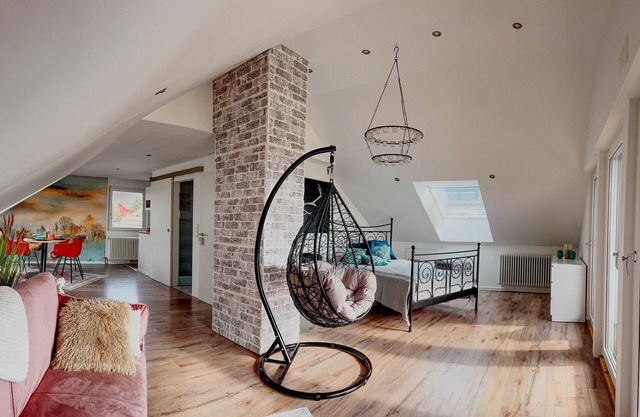 Apartamento estudio 'Dinkelberg' con vistas a la montaña, balcón y Wi-Fi