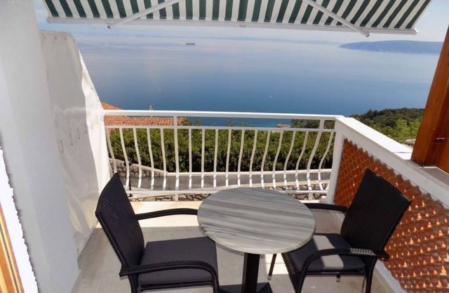 Apartamento Estudio en Mošćenička Draga con Seaview, Terraza, Acondicionador, WIFI (4364-1)