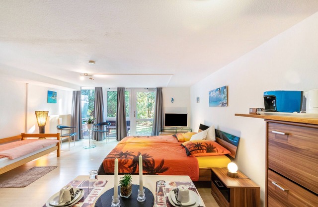 Estudio 'Spessartruhe' con terraza compartida y wifi