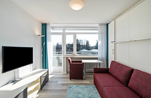 Apartamento estudio "Huber Living Basic 206" con balcón y Wi-Fi