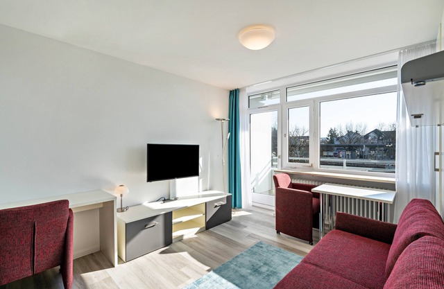 Apartamento estudio "Huber Living Basic 205" con balcón y Wi-Fi
