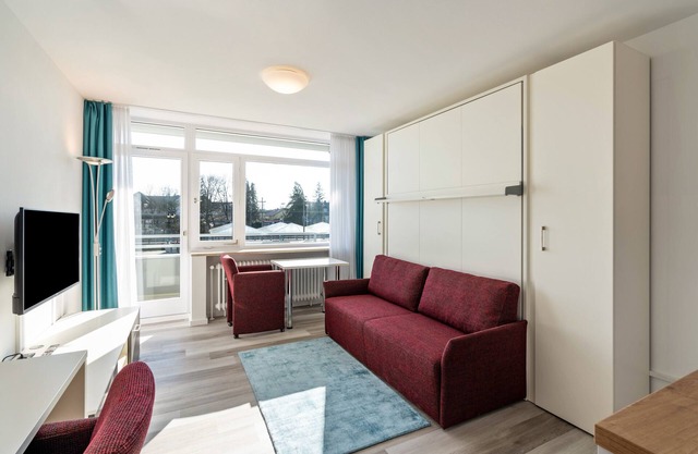 Apartamento estudio "Huber Living Basic 105" con balcón y Wi-Fi