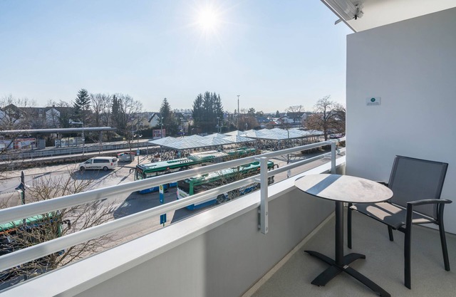 Apartamento estudio 'Huber Living Single 201' con balcón y Wi-Fi