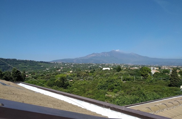 Loft con vistas al mar y al monte Etna, piscina, wifi
