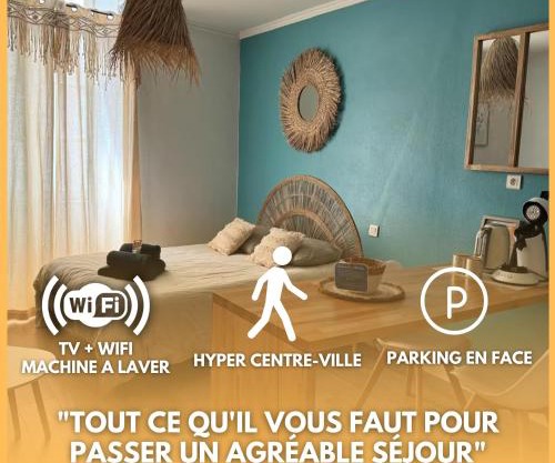 Studio Boho-Chic en centre ville