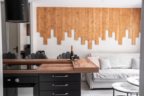 Studio cabine Au Loup Blanc avec vue Mont Blanc