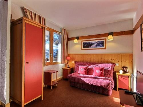 Studio-cabine 4 pers, proche pistes et commerces, balcon, piscine, 3 cristaux Paradiski - FR-1-455-27