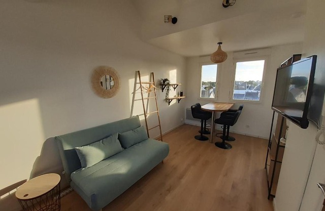 Studio calme 20m² à 500 mètres de la plage/centre