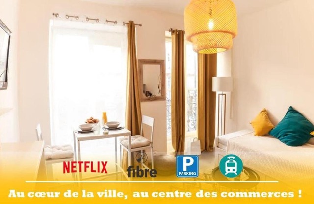 Studio centre ville parking