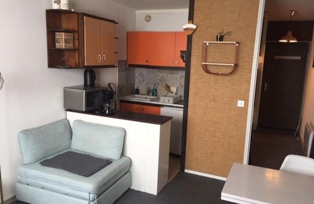 Studio confortable pour 4 avec ascenseur et balcon à Arette - FR-1-602-96