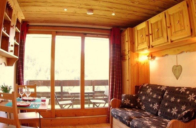 Studio cosy, animaux admis, parking disponible, Valmorel - FR-1-291-768