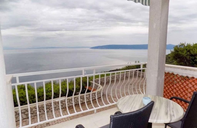 Apartamento-estudio con terraza y vista al mar Moscenice, Opatija (AS-7689-b)