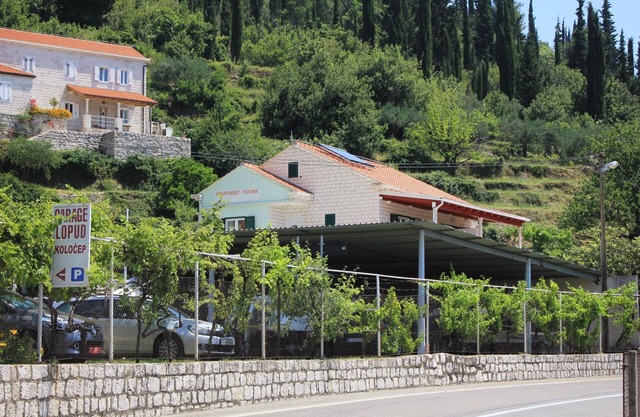 Apartamento-estudio con balcón y vista al mar Trsteno, Dubrovnik (AS-9107-c)