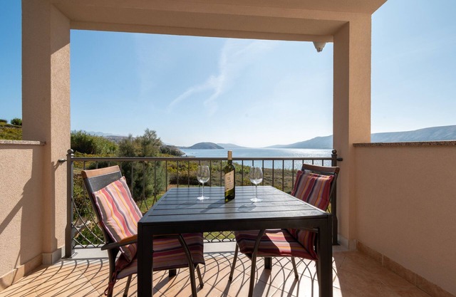 Apartamento-estudio con terraza y vista al mar Zubovici, Pag (AS-4141-a)