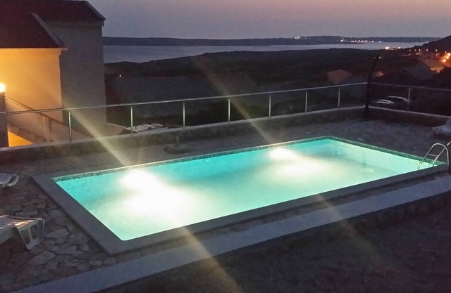 Apartamento-estudio con terraza y vista al mar Zubovici, Pag (AS-9365-a)