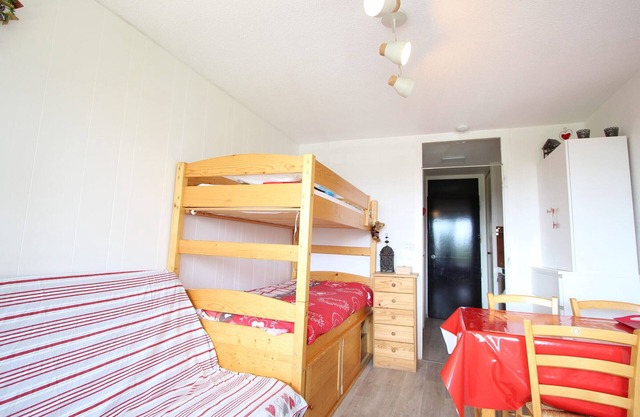 Estudio para 4 pers, cerca de pistas, balcón sur, Chamrousse
