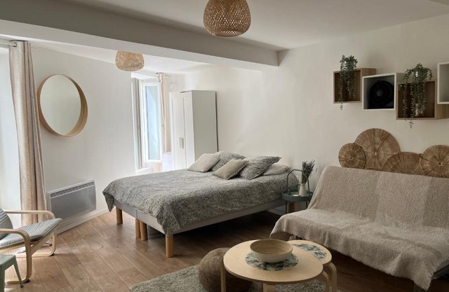 Studio Hyères -Rue piétonne Climatisation lit 160 tout équipé - Sabrina