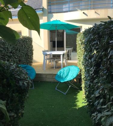 Studio Les Pétrels avec terrasse et jardinet à 2 pas de la plage