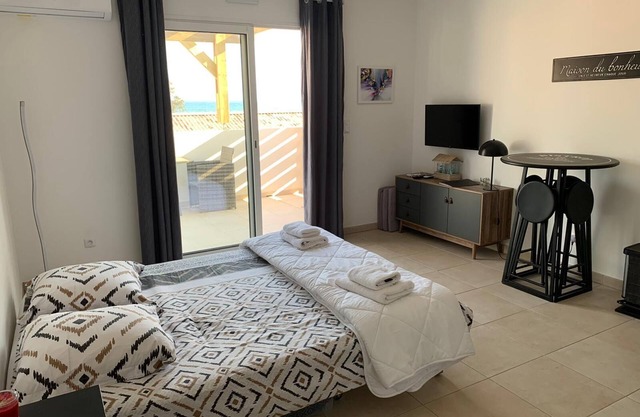 Studio les Pieds Dans L'eau vue sur mer