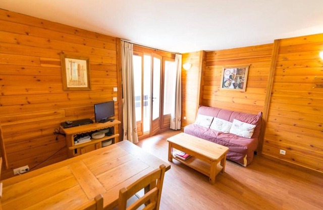 Studio lumineux 4 pers., balcon sud, pieds des pistes - Serre Chevalier - FR-1-330F-120