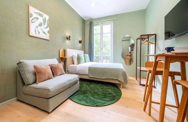Studio lumineux climatisé pour 2 personnes