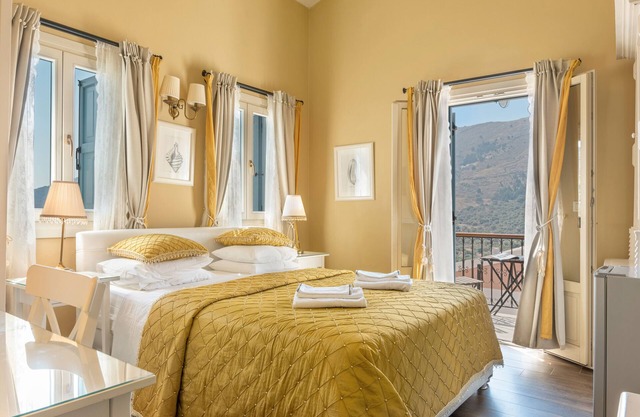 Estudio 'No 1 Double Symi Nautilus' con vistas al mar, Wi-Fi y aire acondicionado