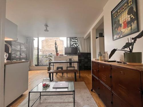 Studio, Terrace with Paris Rooftop View/2P