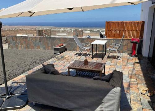 Studio vue mer sur les hauteurs de Lanzarote