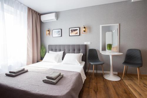 Studio with City View - 15th floor - Hrekivska str 5-1