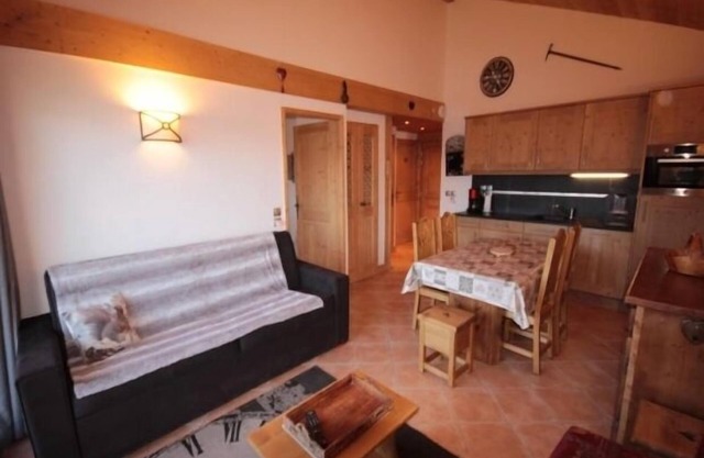 Les Saisies - Bisanne 1500: Hermoso Apto 3 Piezas con Piscina y Parking para 6 Pers.
