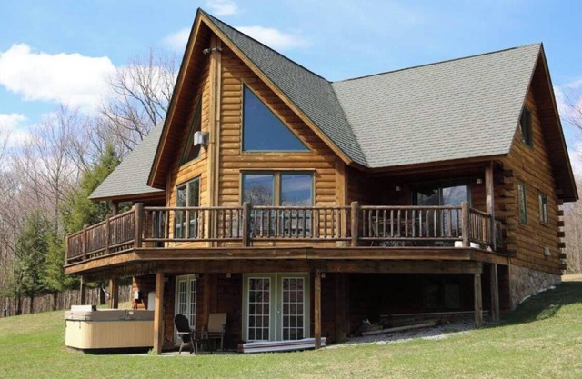 Impresionante escapada de cabina de Catskills, frente a BelleAyre
