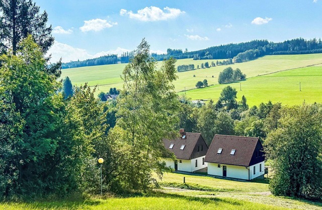 Estupenda casa de vacaciones privada con WIFI, piscina, TV, patio, vista panorámica, aparcamiento