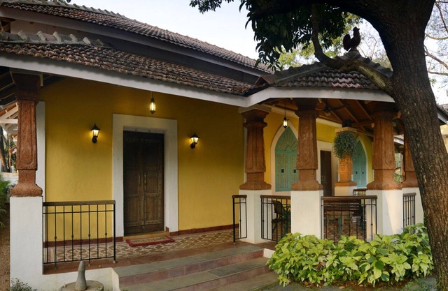 Impresionante villa de diseño con piscina en el norte de Goa