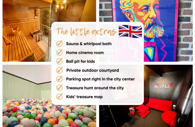 Stunning house with jacuzzi, sauna, home cinema and bubble pool in Amiens.
